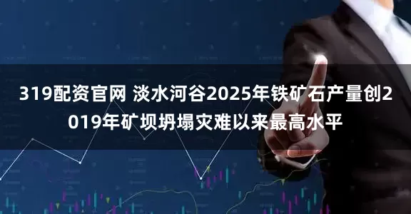 319配资官网 淡水河谷2025年铁矿石产量创2019年矿坝坍塌灾难以来最高水平